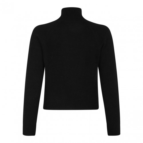 Black High Neck Knitwear