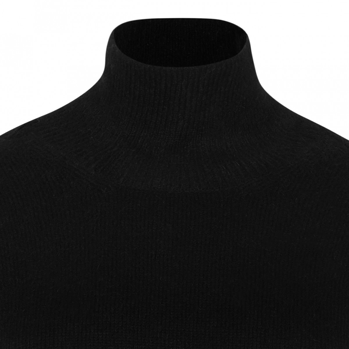 Black High Neck Knitwear