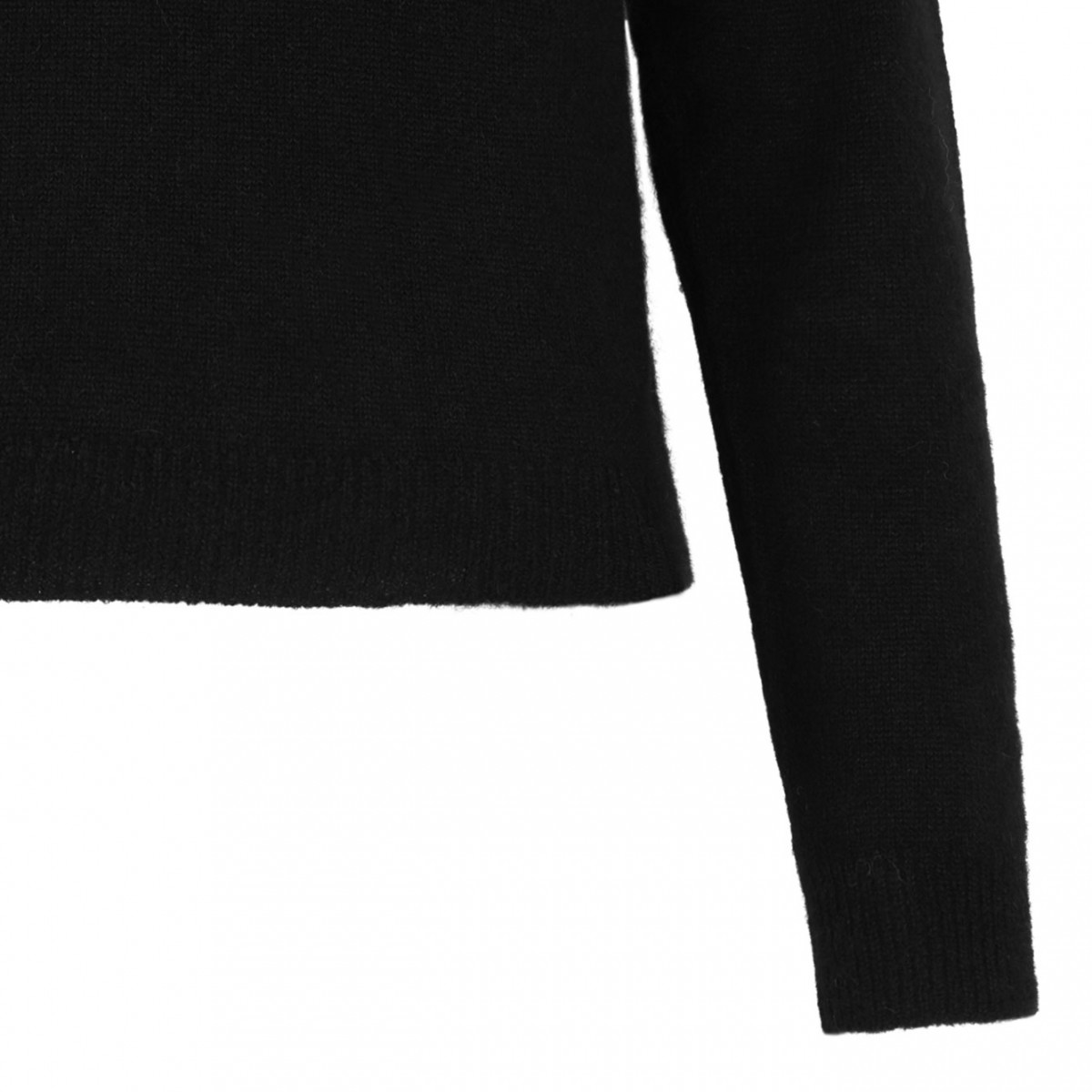 Black High Neck Knitwear
