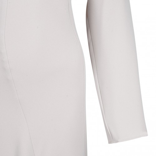 White Poker Midi Dress