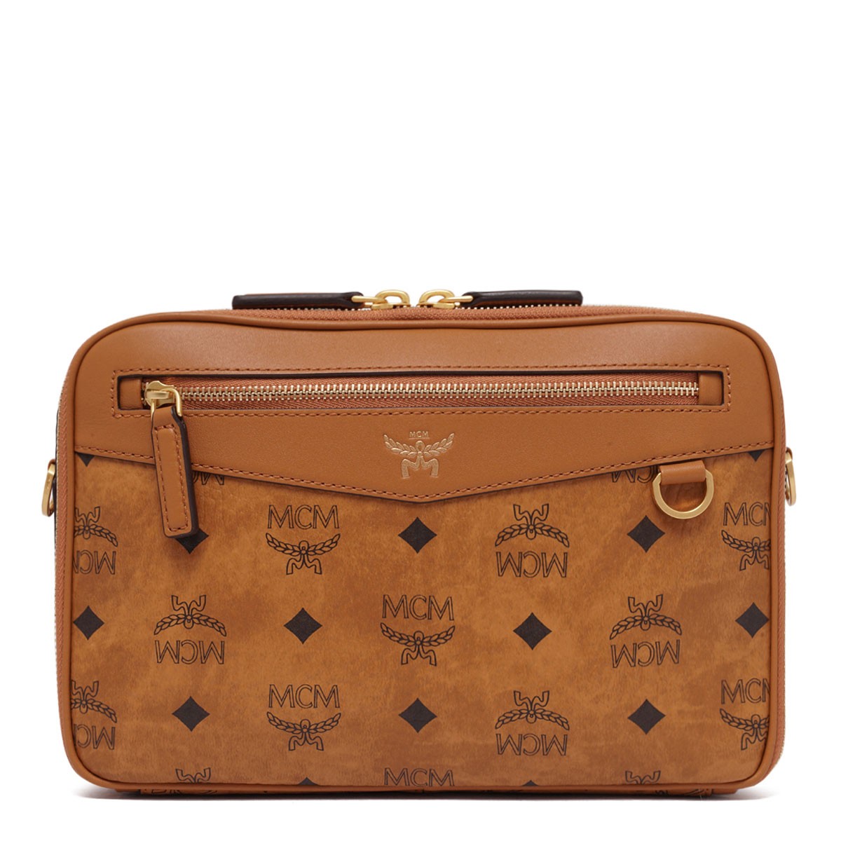 Cognac Diamond Crossbody Bag