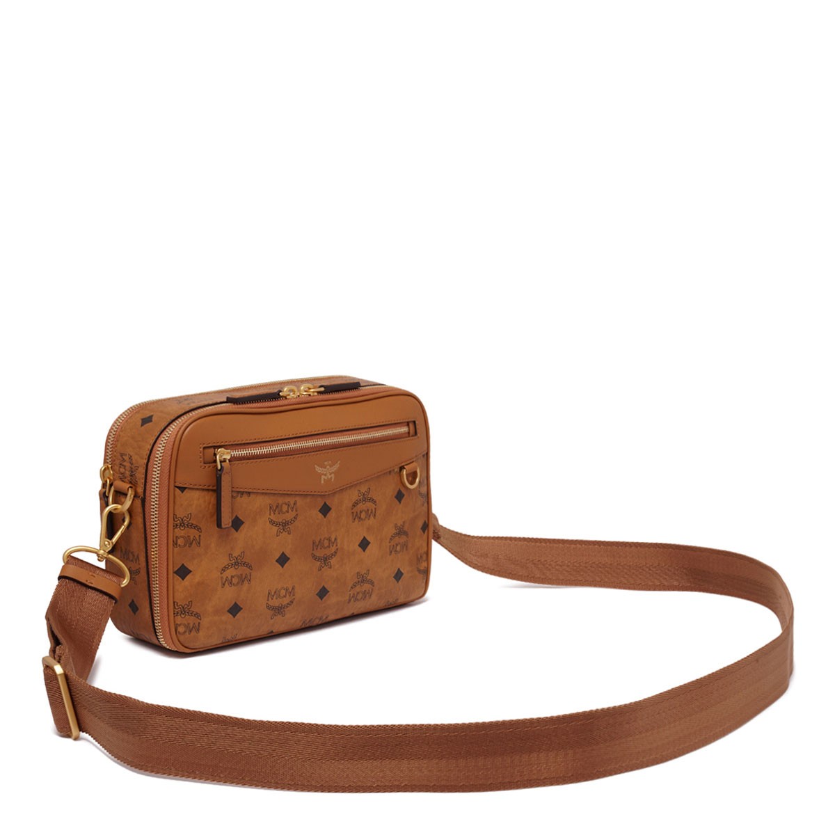 Cognac Diamond Crossbody Bag