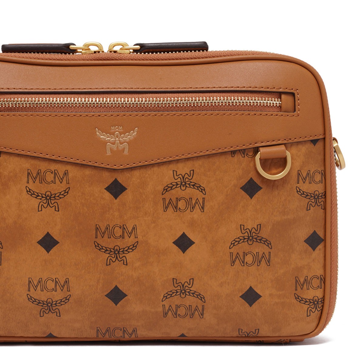 Cognac Diamond Crossbody Bag