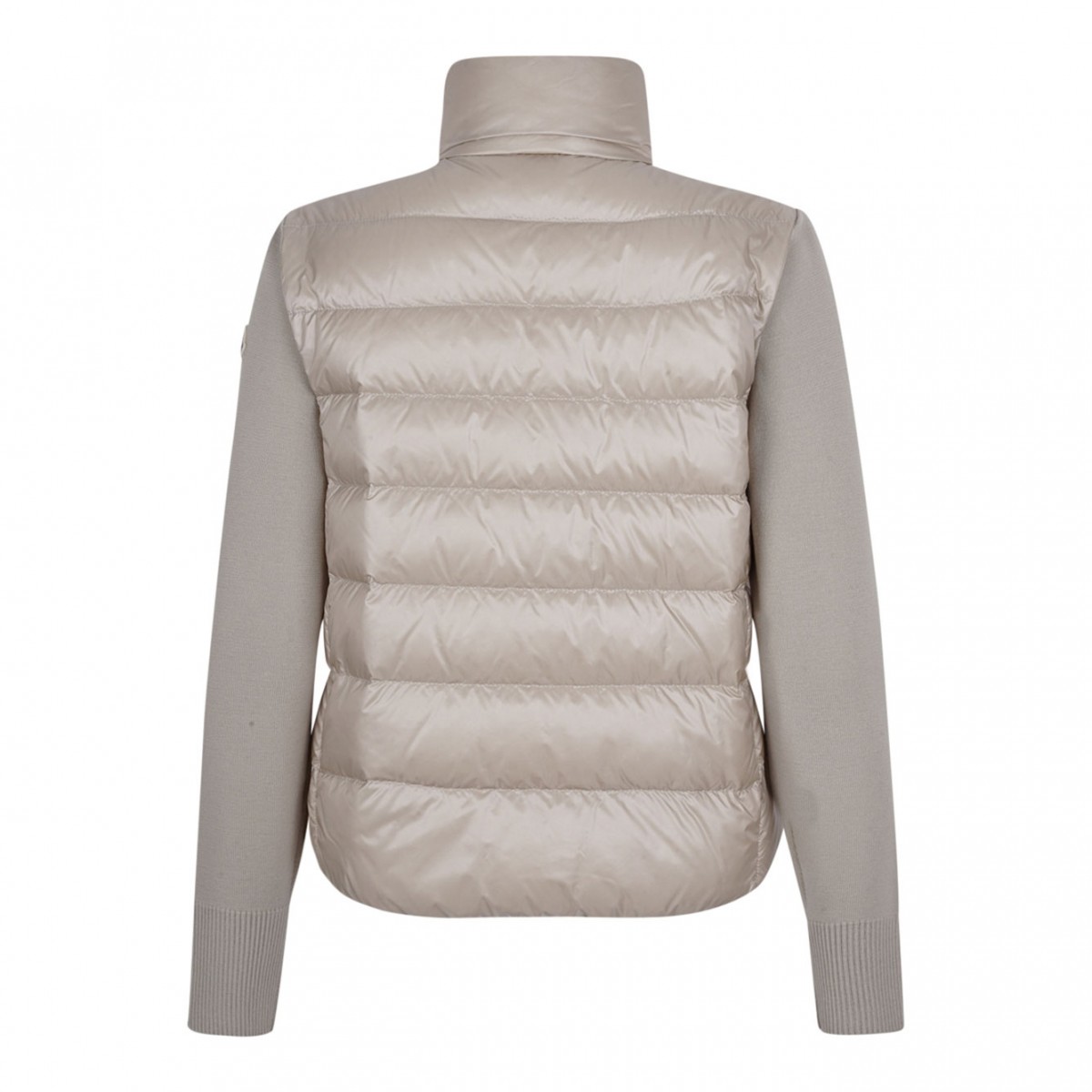 Light Beige Ed Zip Down Cardigan