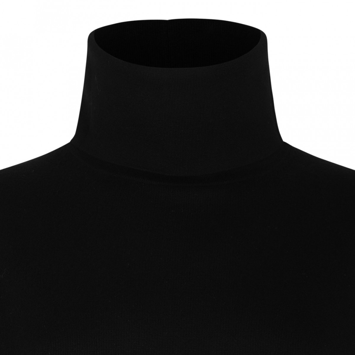 Black High Neck Knitwear