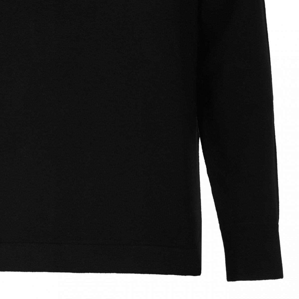 Black High Neck Knitwear