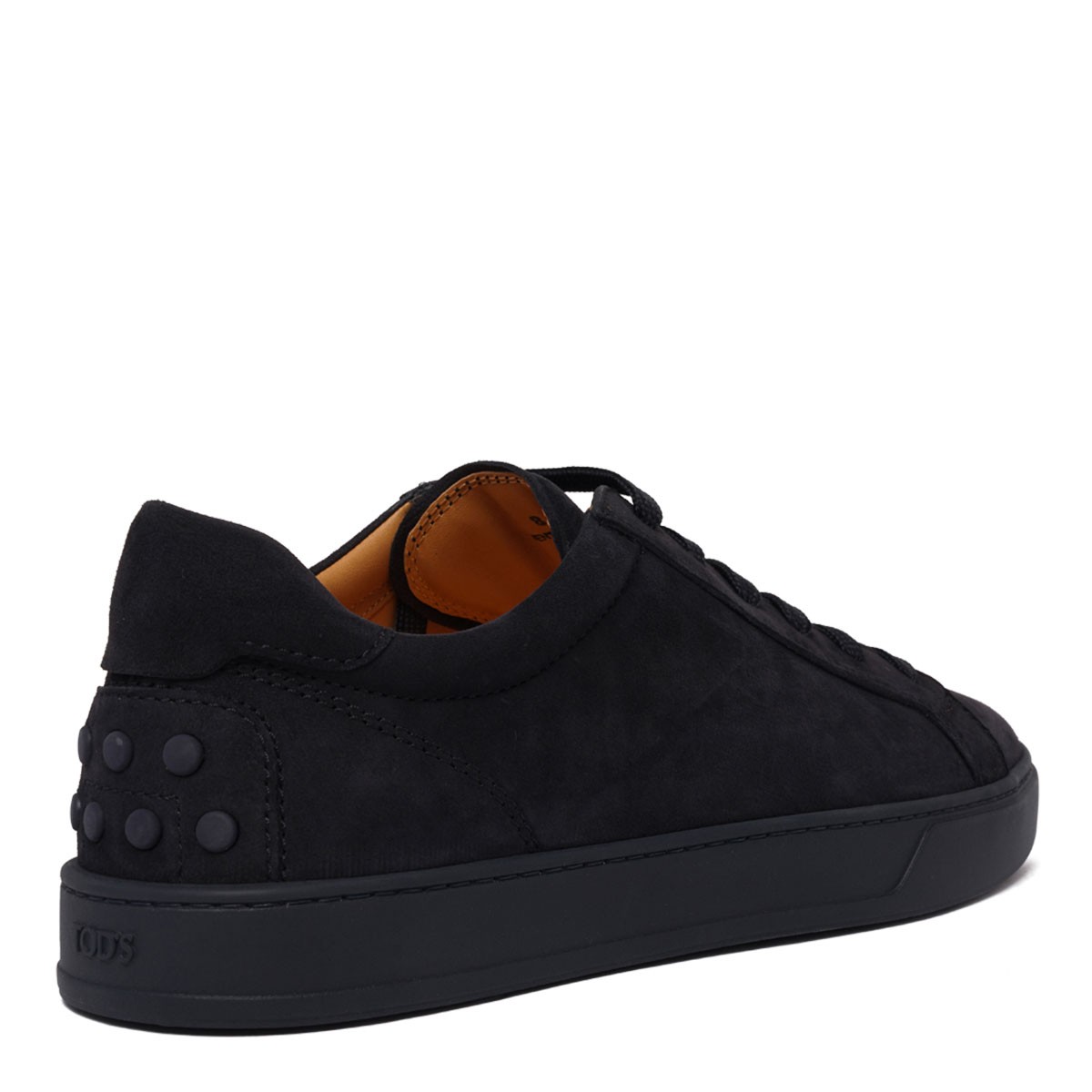 Navy Blue Suede Sneakers