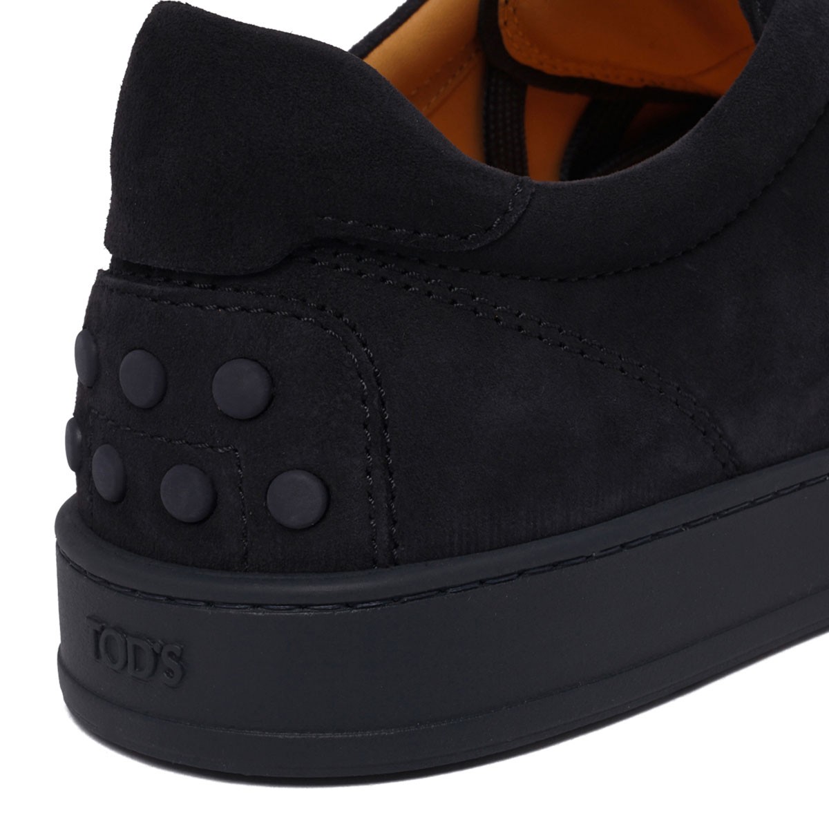 Navy Blue Suede Sneakers