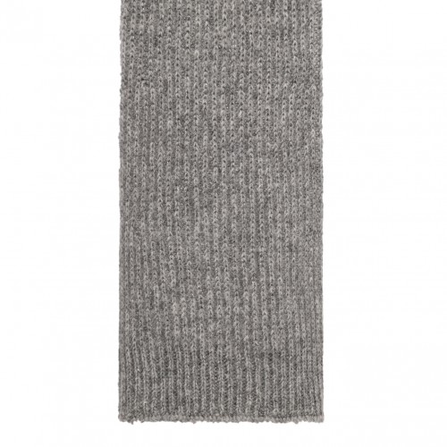 Grey Long Knitted Gloves