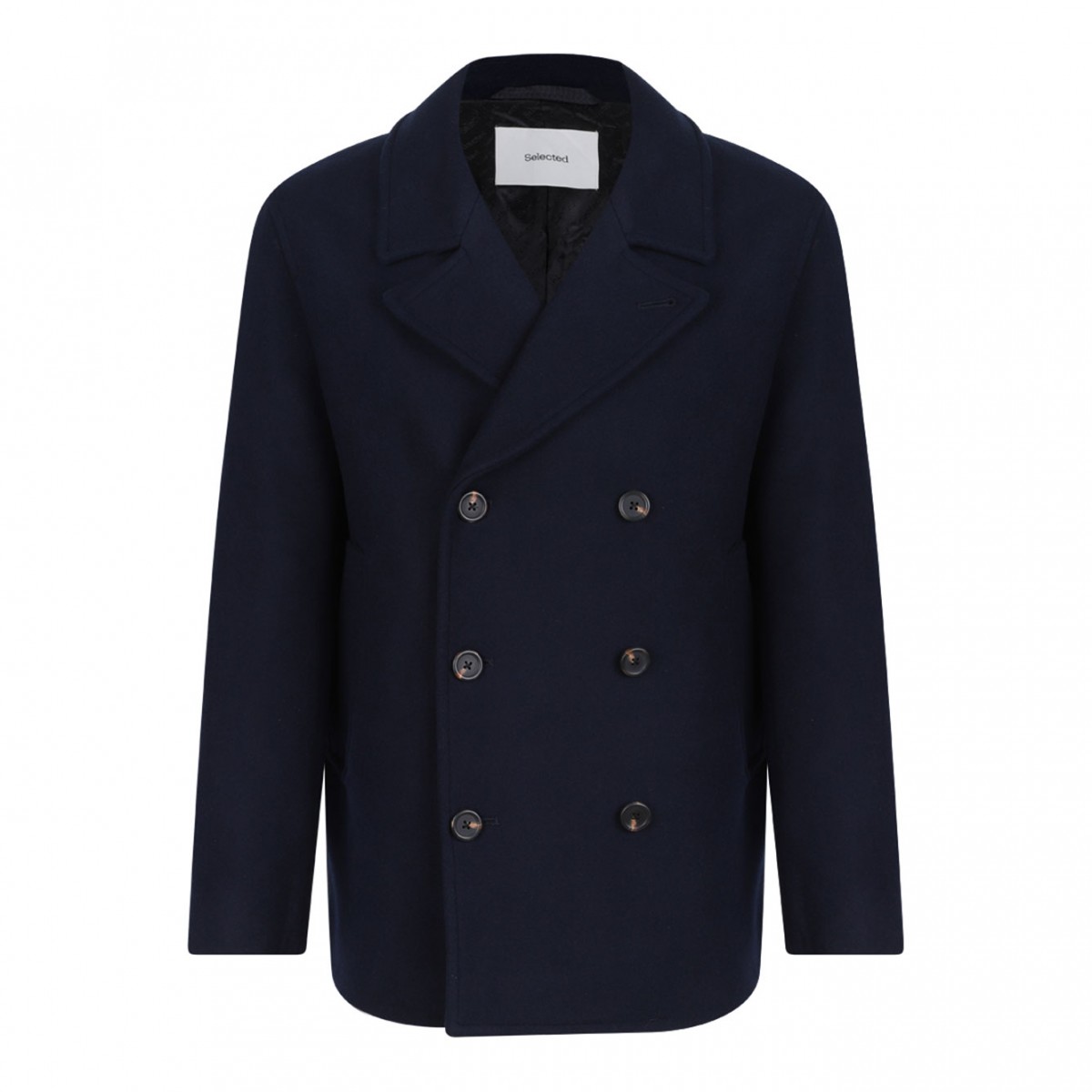 Navy Blue Wool Caban