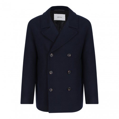 Navy Blue Wool Caban