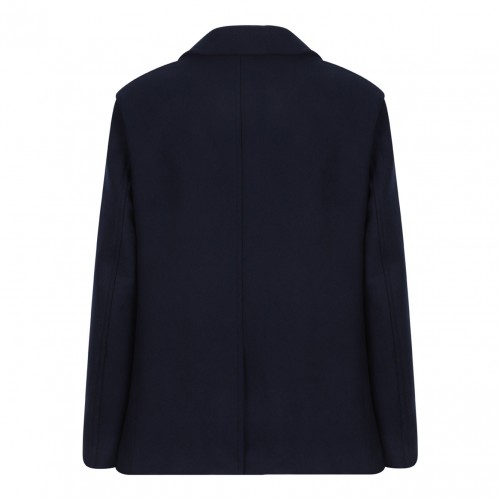 Navy Blue Wool Caban 2
