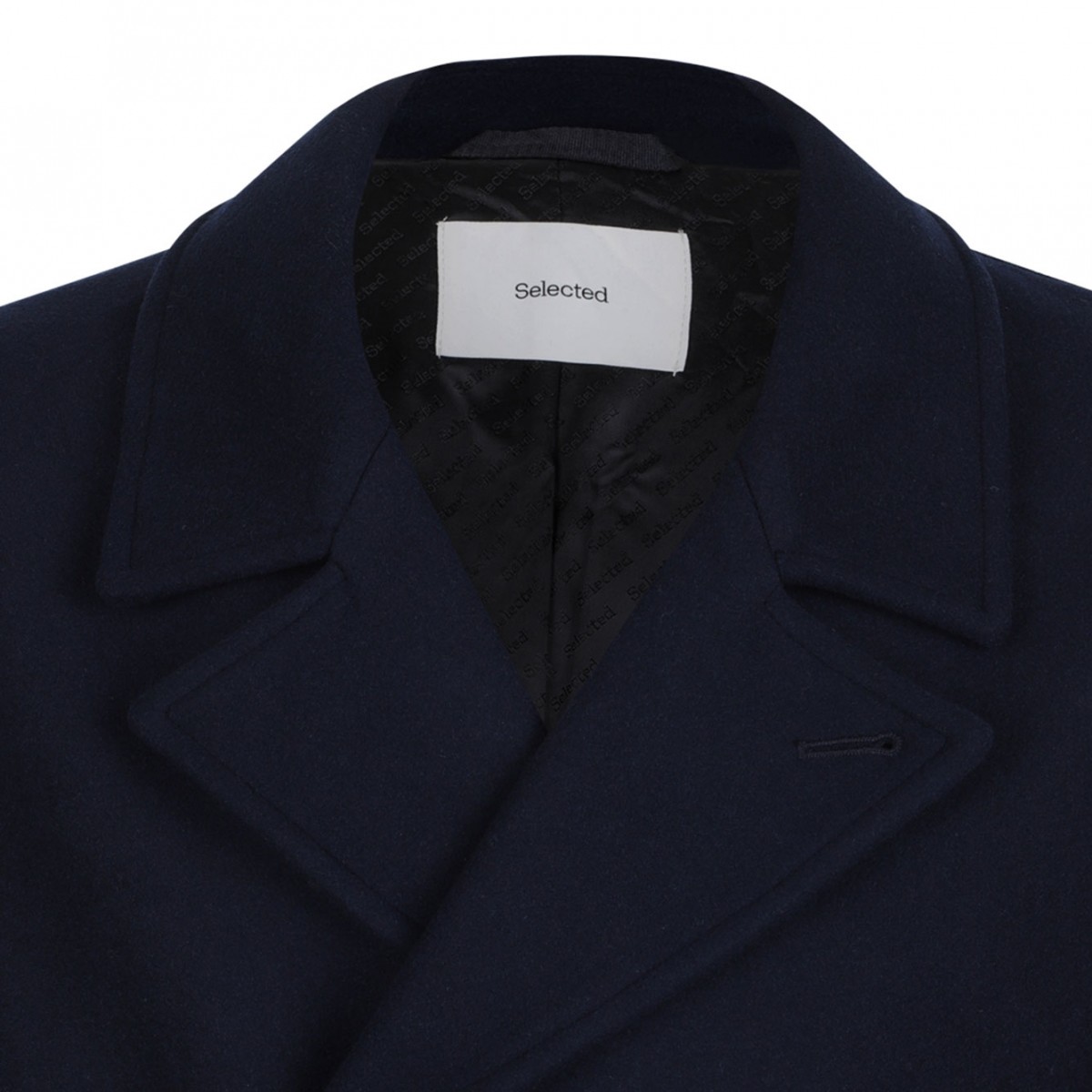Navy Blue Wool Caban