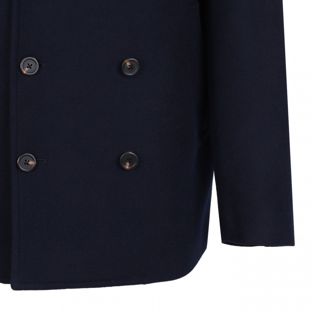 Navy Blue Wool Caban