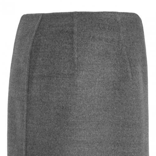 Grey Double Wool Skirt