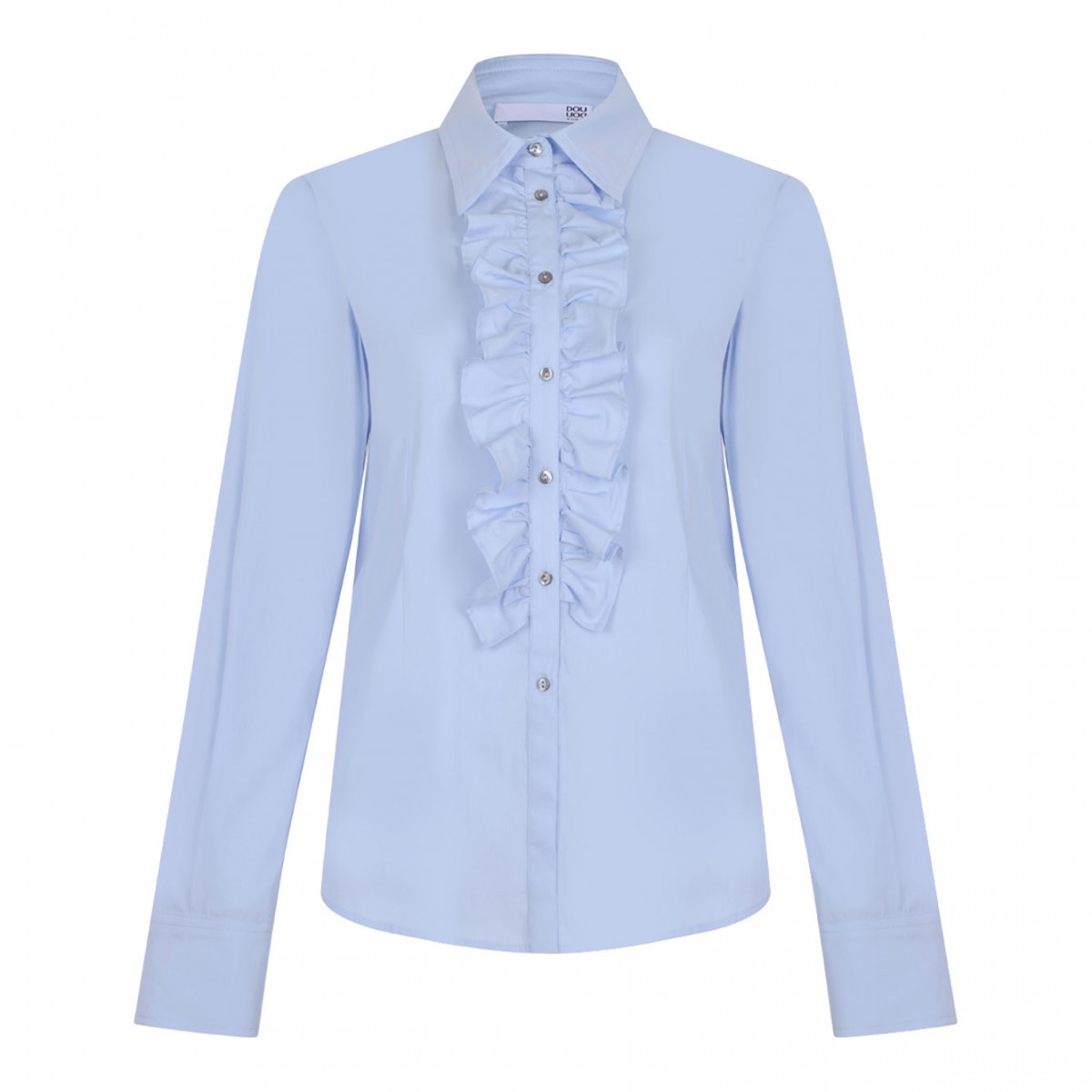 Light Blue Pleats Shirt