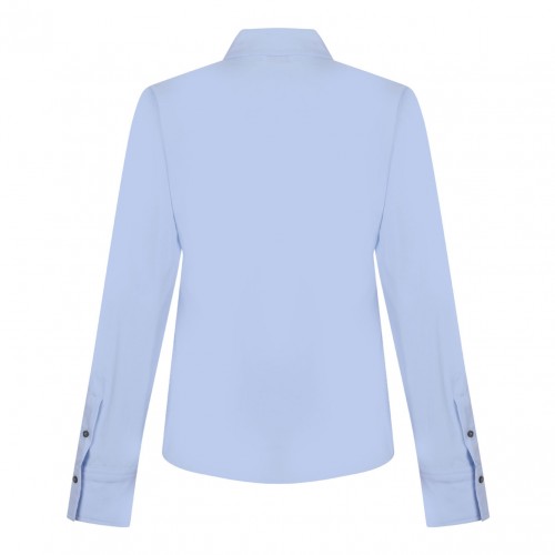 Light Blue Pleats Shirt