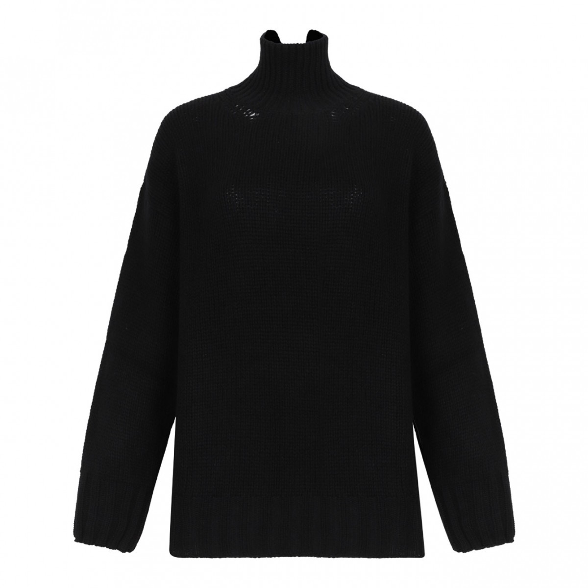 Black High Neck Sweater