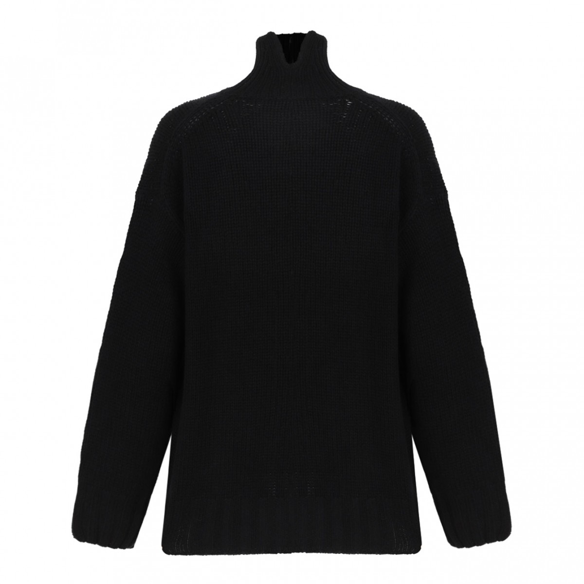 Black High Neck Sweater