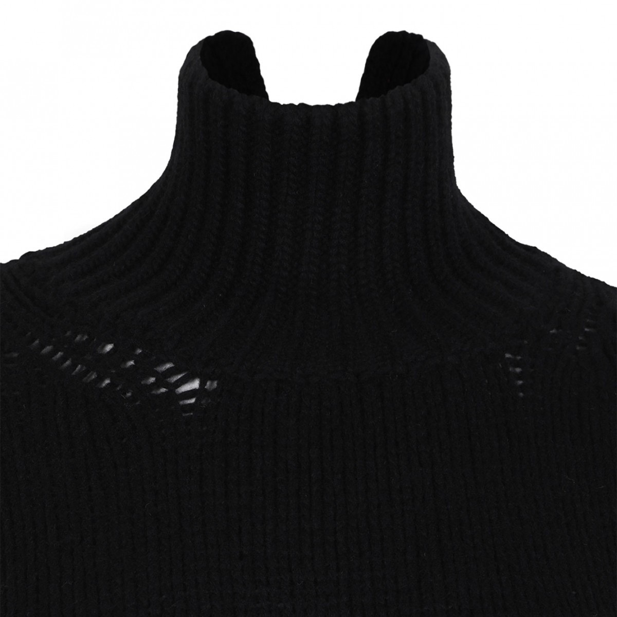 Black High Neck Sweater