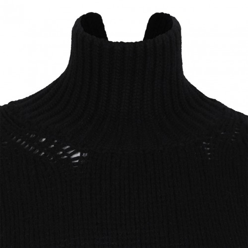 Black High Neck Sweater