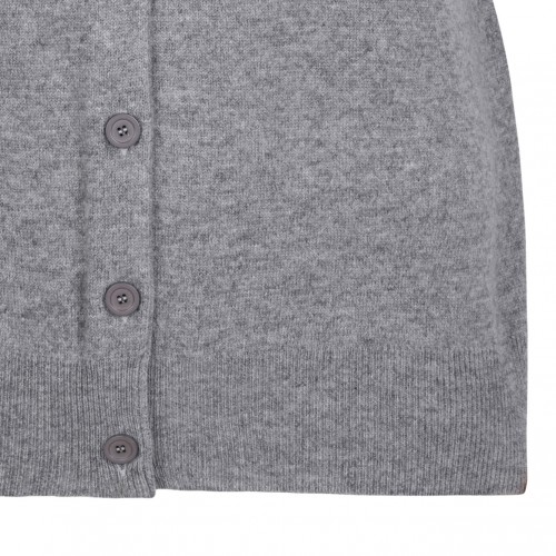 Grey Sleeveless Knit Vest
