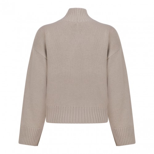 Beige Knit Sweater 2