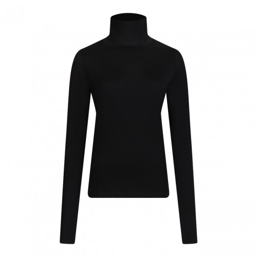 Black High Neck Knitwear