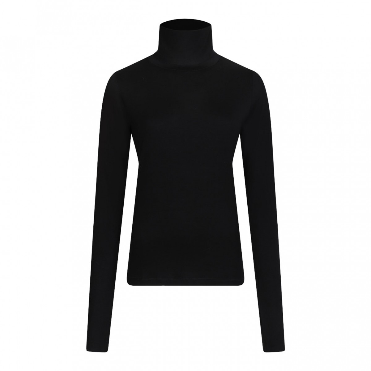 Black High Neck Knitwear