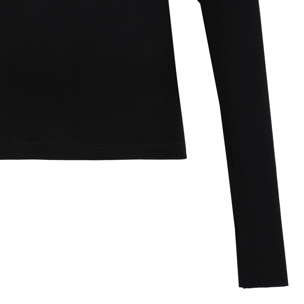 Black High Neck Knitwear