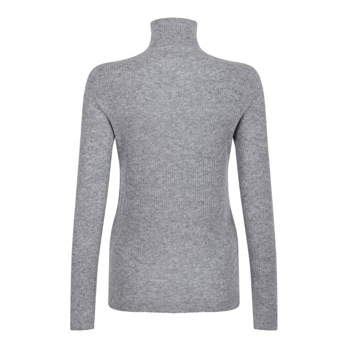 Light Grey High Neck Knitwear