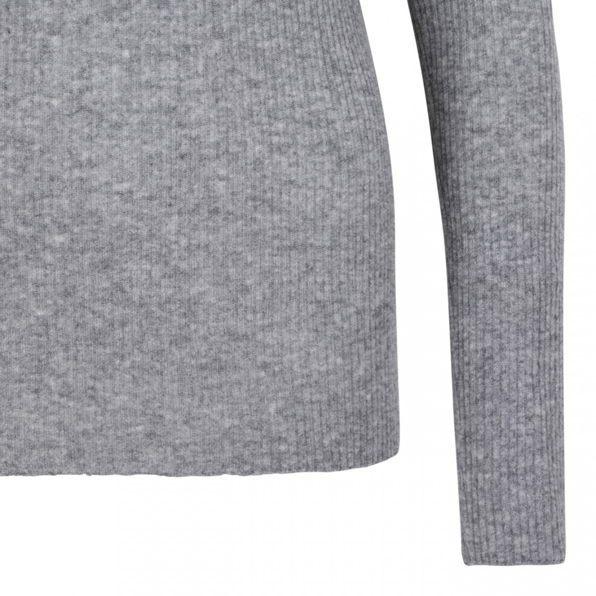 Light Grey High Neck Knitwear