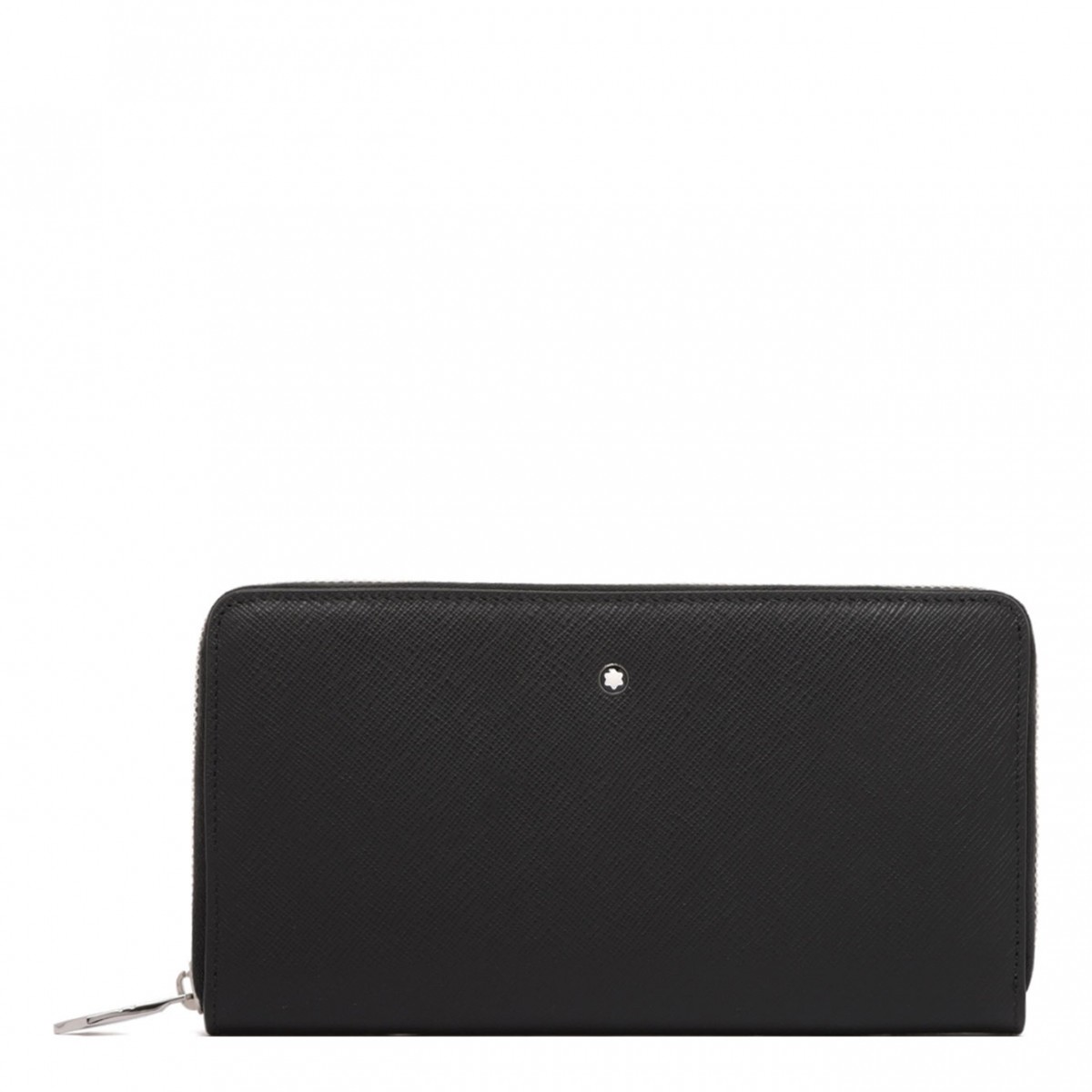 Black Sartorial 12 Compartment Zipper Wallet