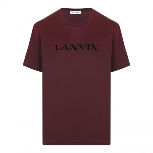 Bordeaux Logo Embroidered T-Shirt