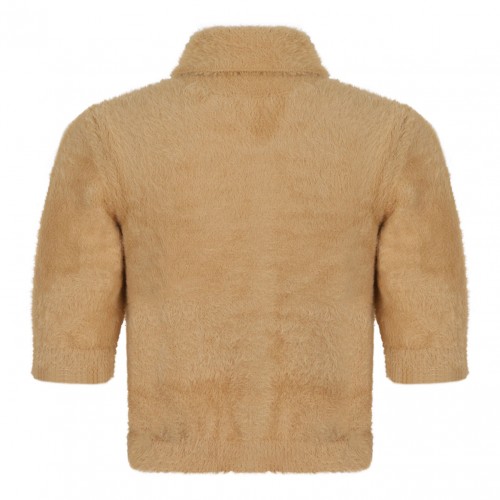 Honey Classic Collar Sweater With Front Pockets