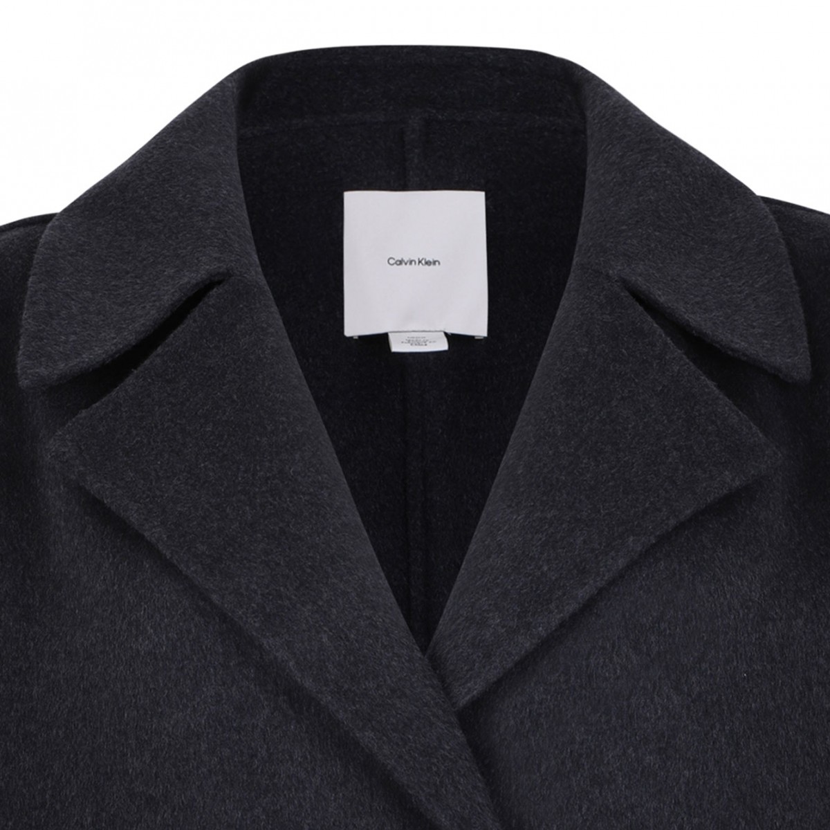 Brown Belted Wool Trench Coat