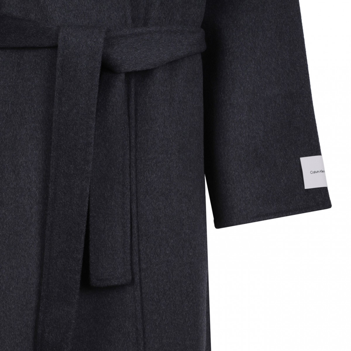 Brown Belted Wool Trench Coat