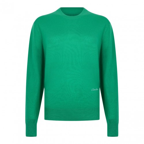 Bright Green Cashmere Pullover