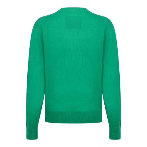 Bright Green Cashmere Pullover 2