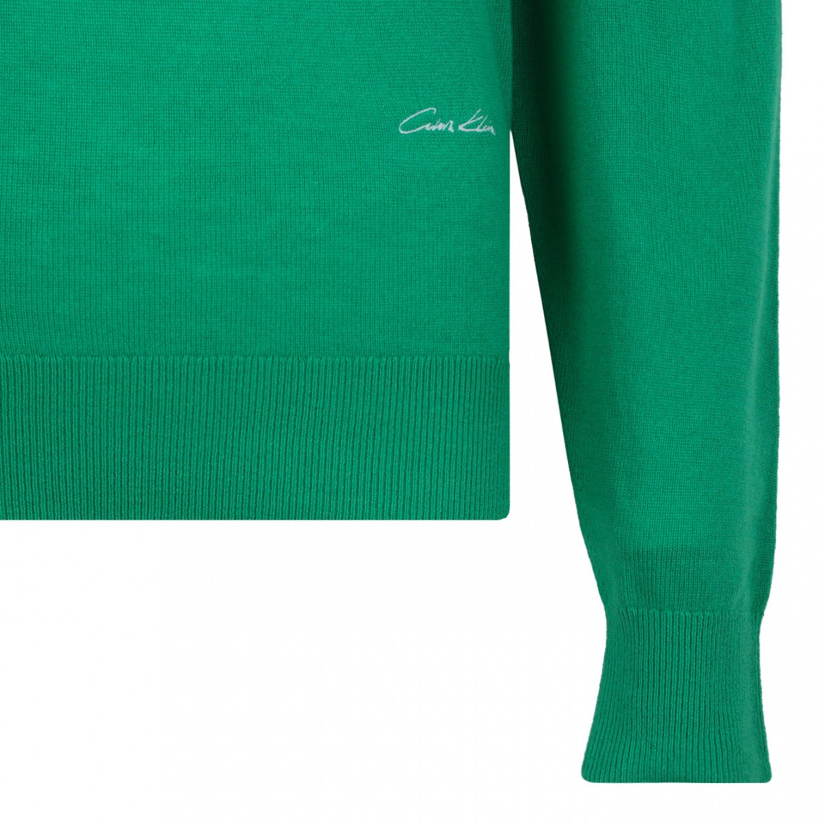Bright Green Cashmere Pullover
