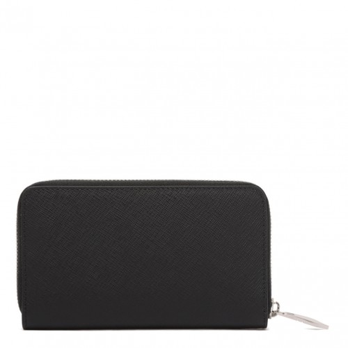 Black Sartorial 12 Compartment Medium Wallet 2