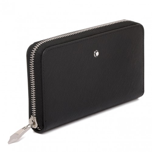 Black Sartorial 12 Compartment Medium Wallet