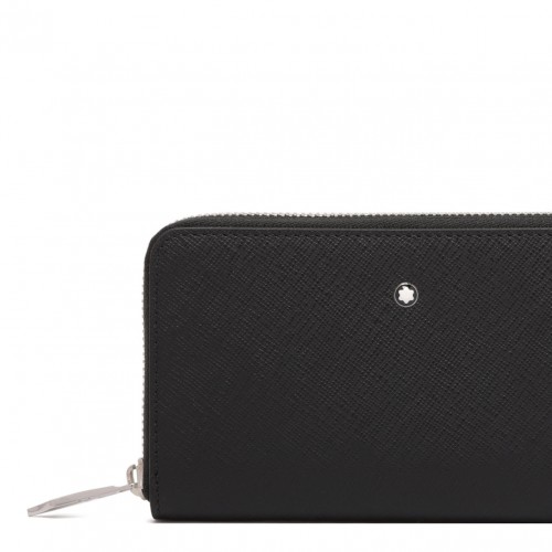 Black Sartorial 12 Compartment Medium Wallet