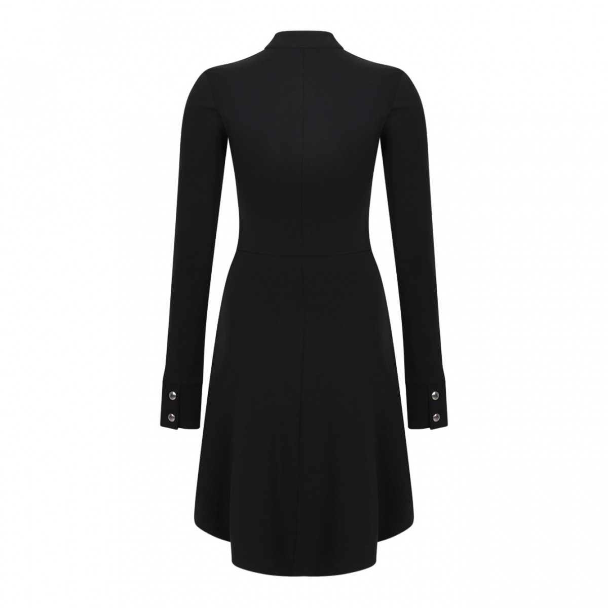 Black Zip Fastening Mini Dress