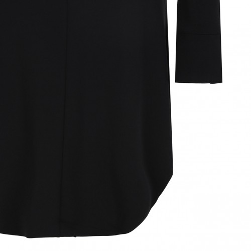 Black Zip Fastening Mini Dress