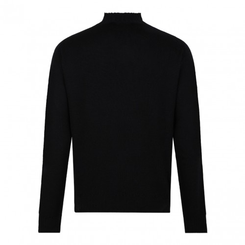 Black Orb-Embroidered Sweater 2