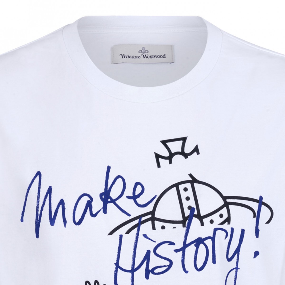 White Fawn Graphic-Print T-Shirt