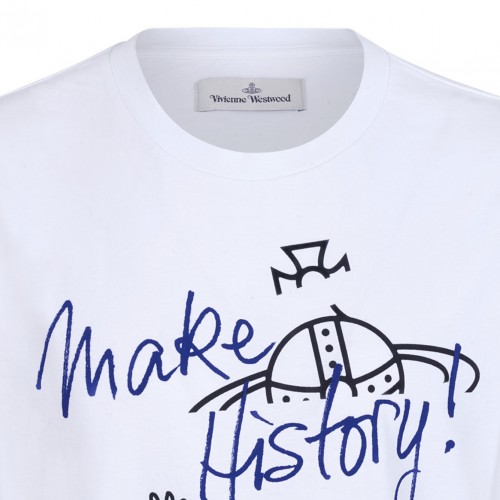 White Fawn Graphic-Print T-Shirt