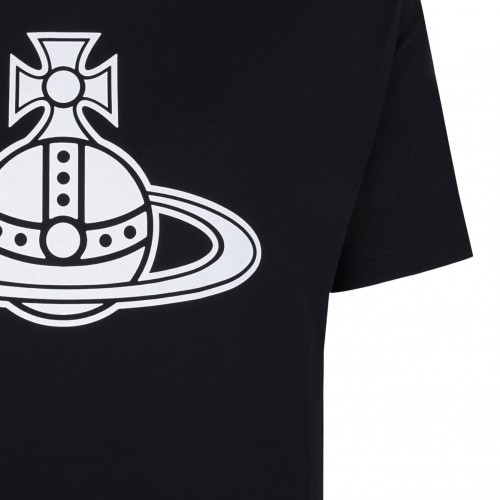 Black Logo Print T-Shirt