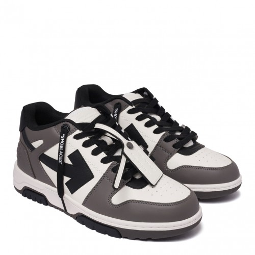 Grey, White and Black Out of Office Trainers 2